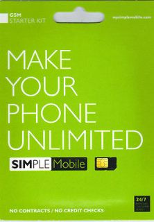   Mobile prepaid unlimited gsm sim card using the T mobile gsm network