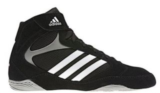 New Adidas Sport PRETEREO Wrestling Shoes Black White Fighting 