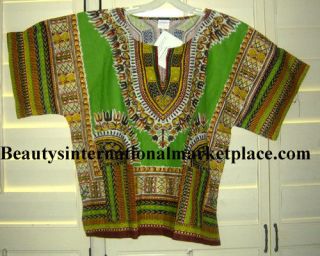 African Clothing/Hippie/Hippy/Unisex/Dashiki Shirt/ C LMNNMULCOLDASH 