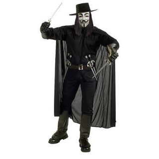 For Vendetta Halloween Costume   Adult Size X Large