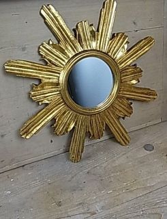 antique sunburst mirror in Decorative Arts