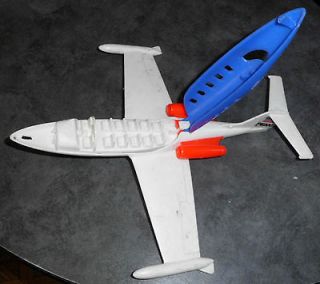   Plastics 12.5 Lear Jet Toy Plane Made in USA No 6200 AIRPLANE