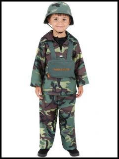 Kids Boys ARMY AIR FORCE Uniform Costume Sz 14 Age 4 5