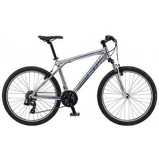 Mens BIKE GT Aggressor 3.0 Silver Small Aluminum Mountain Bicycle 2012 