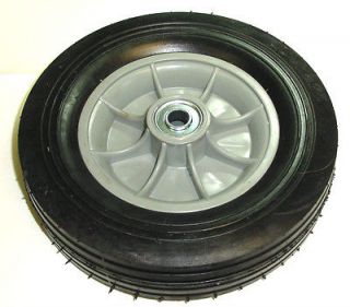 Hand Truck Tire with Offset Hub Semi Pneumatic 10 x 2 3/4 Wheel with 