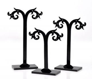 Set Acrylic Earring Tree Shaped Display Stand Holder