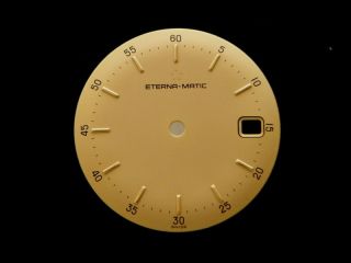 Original Vintage ETERNA MATIC Watch Dial Mens New