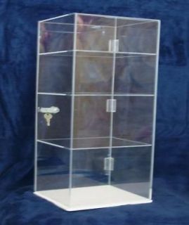 Acrylic Display Case 9x9x20 Jewelry Countertop, Collectibles (revolve 