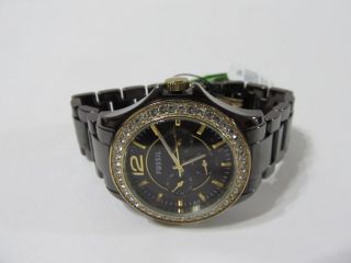 FOSSIL CERAMIC CRYSTAL WOMENS WATCH CE1044