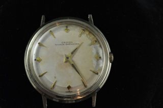 VINTAGE MENS CROTON NIVADA GRENCHEN AUTOMATIC WRISTWATCH ***
