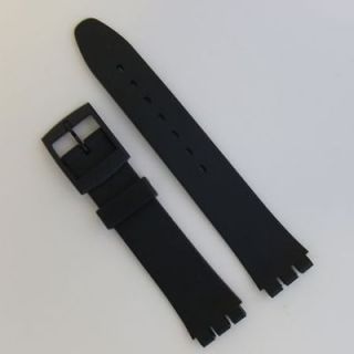 SWATCH SKIN Replacement Watch Strap Black Ultra Thin