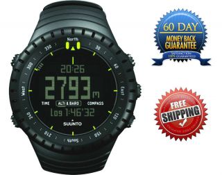 SUUNTO Core All Black Military SS014279010 NEW Sports Watch Compass 