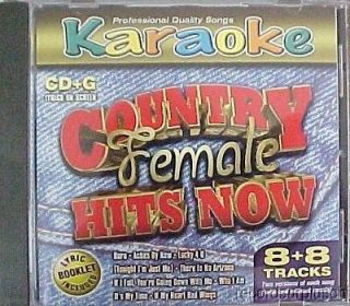 Country Female Hits Now Karaoke CD+G Messina Shedaisy Dixie Chicks 