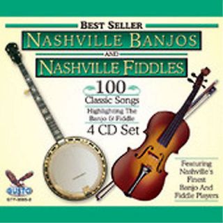 Nashville Banjos & Nashville Fiddles   100 Classic Songs   4 CD Set