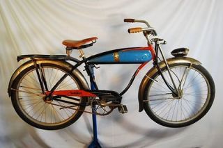 Vintage 1952 Schwinn Panther springer fork balloon tire bicycle bike 