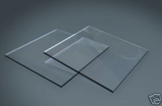 Acrylic Plexiglass clear 8 sheets 1/4 x 12 x 36
