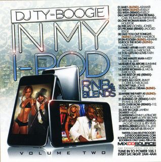 DJ Ty Boogie My Ipod 2 R&B Old School Blends Non Stop Mixtape Mix CD
