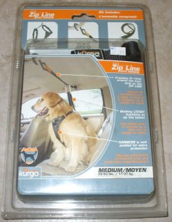 Auto Zip Line For Dogs With Harness Restraint System Kit