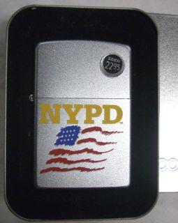 NYPD Zippo made in USA J 03 brand new boxed New York Police Department 