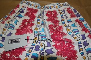 New w Tags Vilebrequin Flags Moorea Swim Trunks / Shorts for Men Size 