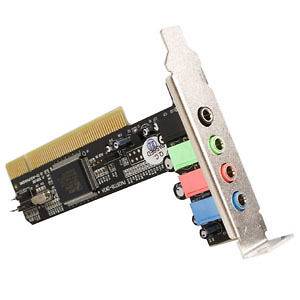 StarTech 4 Channel Low Profile PCI Sound Adapter Card AC97 3D 