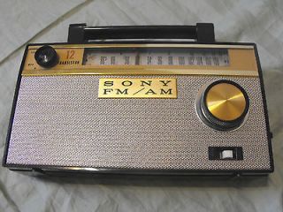 Vintage Sony TFM 121 FM/AM 12 Transistor Radio