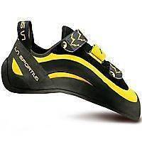 la sportiva mens miura vs yellow and black climbing shoes