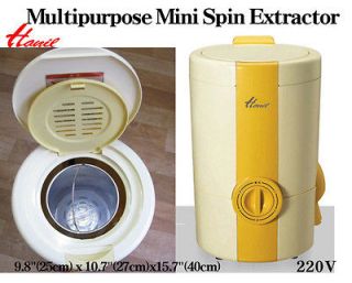   Mini Portable Centrifuge Spin Dryer,Water Extractor,220v​,W 100T
