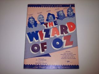 DING DONG Fine Rare & Complete The Wizard Of Oz Souvenir Album Leo 