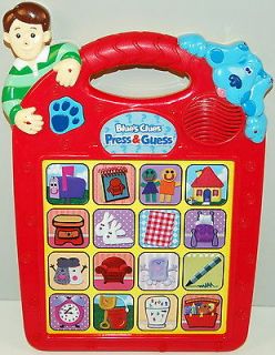 1998 Blues Clues Press & Guess Electronic Talking Sound Memory Game 