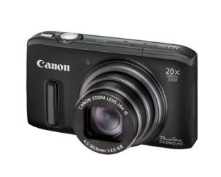 Canon PowerShot SX260 HS 12.1 MP Digital Camera   Black