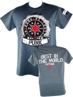 In CM Punk WE Trust Gray Best In the World T shirt