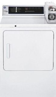 GE DMCD330EJWC Commercial Coin Operated Electric Dryer, Coin Slide 