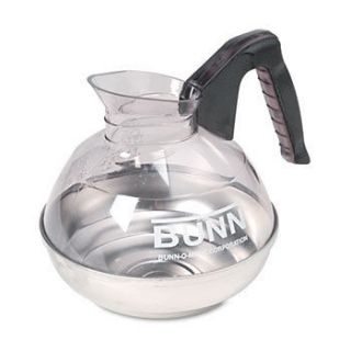 BUNN COFFEE MAKERS 12 CUP COFFEE CARAFE FOR POUR O MATIC BLACK HANDLE