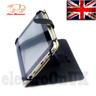 10 inch PU Case Cover Android Tablet PC Epad Adjustable Stand *Free P 