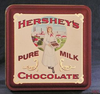  Hersheys Pure Milk Chocolate Tin Vintage Edition #2 and Cocoa Tin