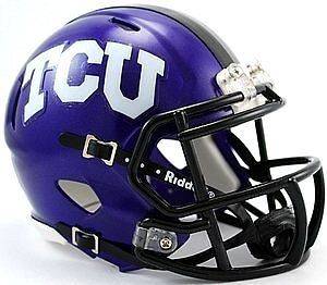 Newly listed TCU Texas Christian Horned Frogs Riddell NCAA Revolution 