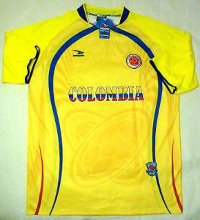 Colombia Soccer Football Jersey With Original Store Tag By Drako Adult 