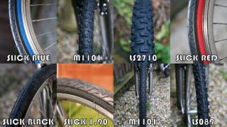 blue mountain bike tires in Bicycles & Frames