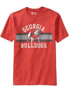 Georgia Bulldogs Old Navy NCAA College T Shirt ~ U.G. Red