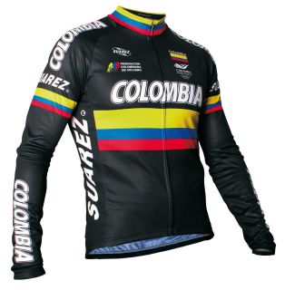Suarez Black Colombia National Cycling Jersey   Official Olympic Team 