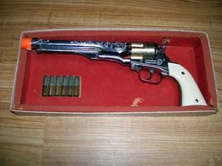 Hubley Colt 45 Original Box Ammo TOY Cap Gun