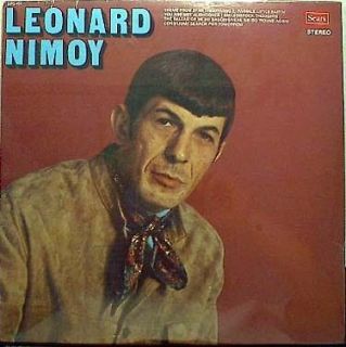 Star Trek LEONARD NIMOY  Exclusive LP Record Album