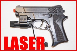CYMA BRAND AIRSOFT GUN handgun w/ clip magazine Dot RED LASER spring 