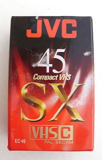 JVC VIDEO EC 45 SX VHS C COMPACT SX45 VIDEOCASSETTE VHS CAMCORDER 
