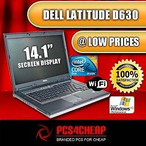 DELL D630 CORE 2 DUO 2 GHZ LAPTOP WITH 2 GB RAM VERY FAST AND CHEAP