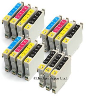 15 Compatible Inkjet Ink Cartridges for Stylus Printers