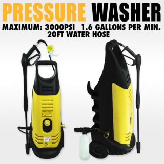  3000PSI 2000W High Power Pressure Washer Jet Sprayer Compressor New