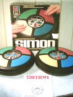   Vintage 1978 Electronic SIMON Game Milton Bradley MB Family Memory USA