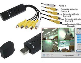   Audio Video Capture CCTV DVR Surveillance System Card For PC Laptop